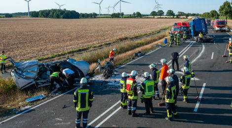 Verkehrsunfall auf der B4 Ortsverbindung Tätendorf – Kirchweyhe