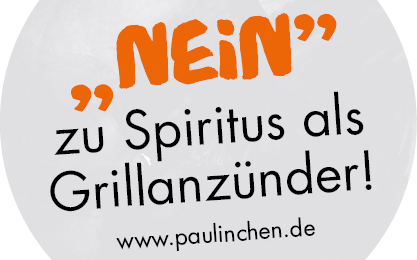 "Nein" zu Spiritus als Grillanzünder!