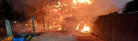 Zwei nächtliche Feuer fordern alle Feuerwehren der Hansestadt Uelzen