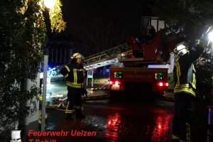 F2 – Rauchentwicklung im Dachgeschoss  Uelzen – Gudesstraße  26.03.2019