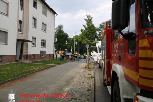 Hilfeleistung – – Aufräumarbeiten – LKW hat Landung verloren - Kreuzung Esterholzer Straße  18.07.2019