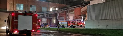 Rauchentwicklung im Elevatorturm am Pelletsilo in Uelzen